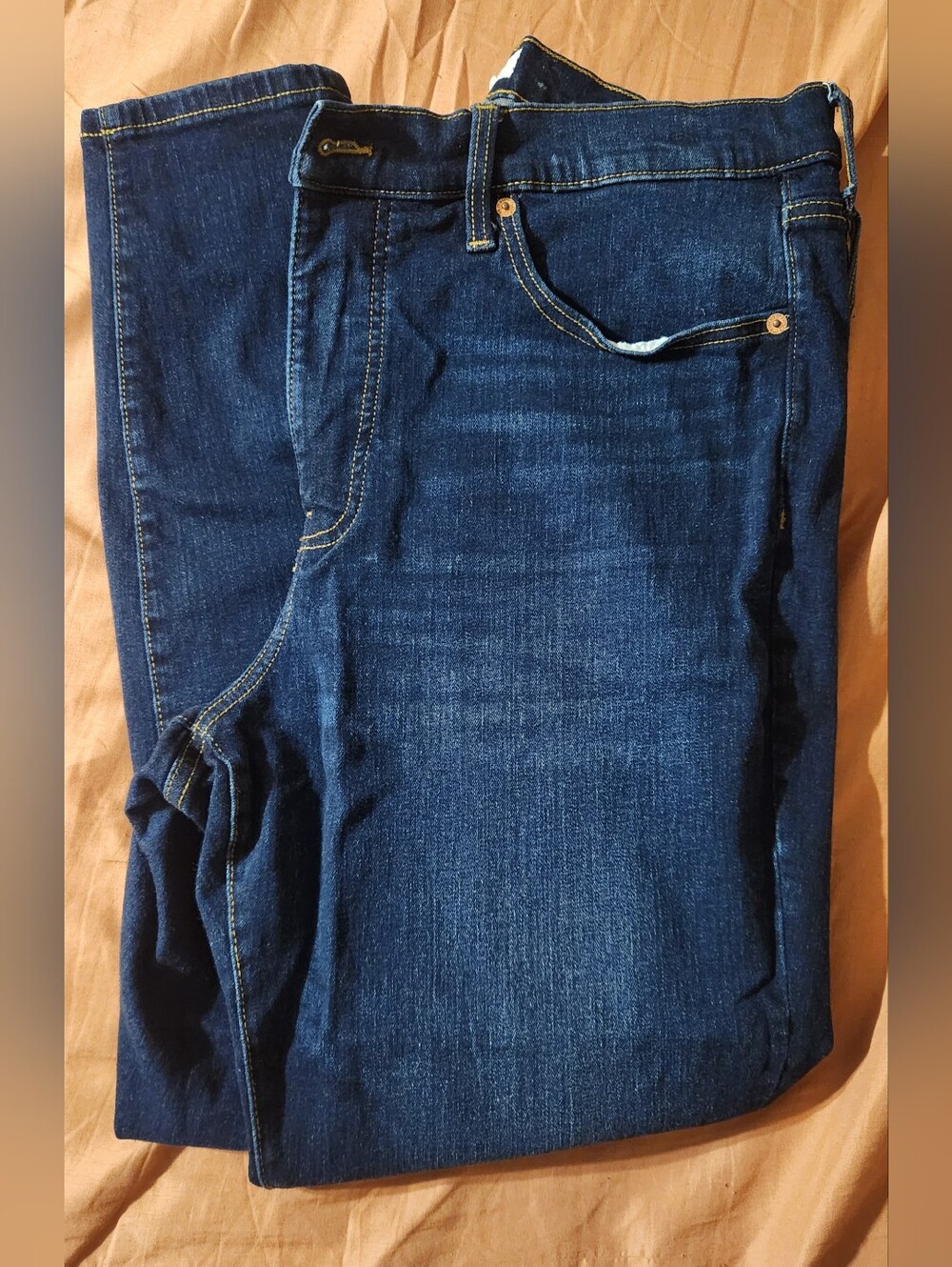 Women's Dark Blue Stretch Denim Jeans MAURICES like New